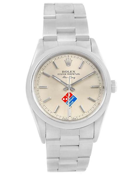 replica dominos rolex|rolex air king domino's pizza.